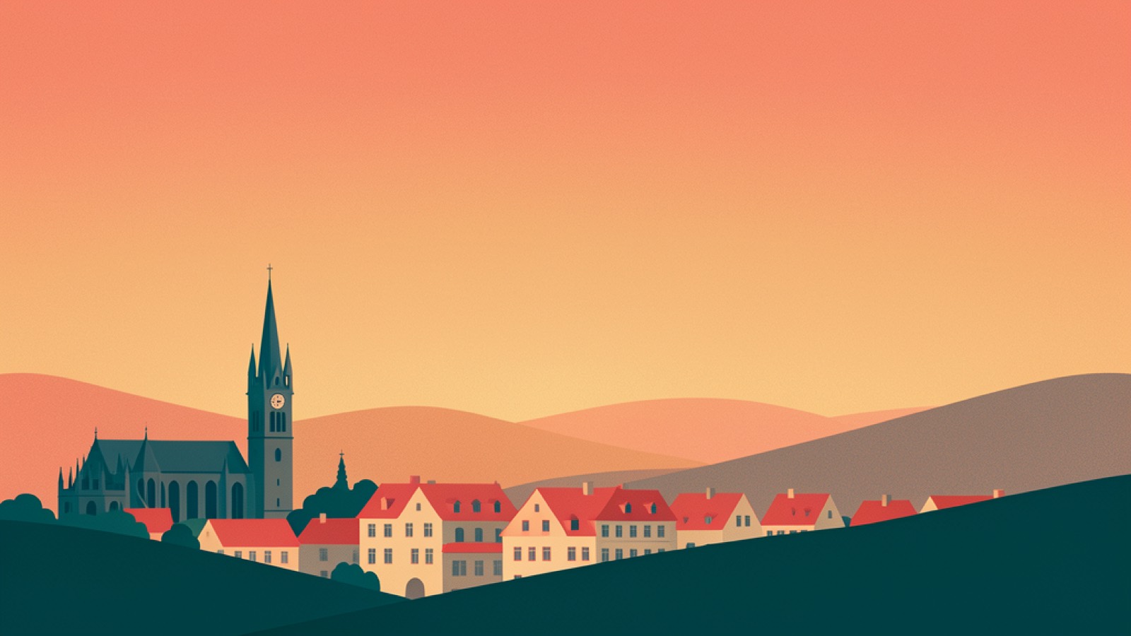 Travel illustration representing Europe